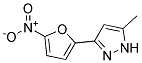 5-METHYL-3-(5-NITRO-2-FURYL)PYRAZOLE 结构式