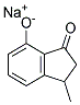 7-Hydroxy-3-methyl-1-indanonesodiumsalt 结构式