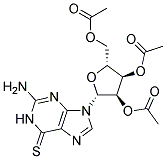 6-THIOGUANOSINE2',3',5'-TRIACETATE 结构式