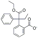 A-ETHOXYCARBONYL-A-ETHYLBENZYLBENZOATE 结构式