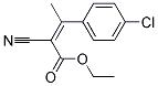 Ethyl(Z)-4-chloro-α-cyano-β-methylcinnamate 结构式