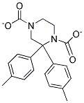 DI(P-TOLYL)1,4-PIPERAZINEDICARBOXYLATE 结构式