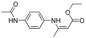 ETHYL3-(P-ACETAMIDOANILINO)CROTONATE 结构式