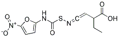 ETHYL4-(5-NITRO-2-FURYL)-2-THIOSEMICARBAZONO-3-BUTENOATE 结构式