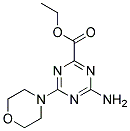 Ethyl4-amino-6-morpholino-1,3,5-triazine-2-carboxylate 结构式