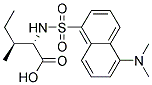 N-(5-DIMETHYLAMINO-1-NAPHTHYLSULFONYL)-L-ISOLEUCINE 结构式