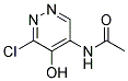 N-(6-CHLORO-5-HYDROXY-4-PYRIDAZINYL)ACETAMIDE 结构式