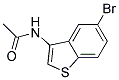 N-(5-BROMOBENZO(B)THIEN-3-YL)ACETAMIDE 结构式