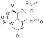 METHYL1,2,3,4-TETRA-O-ACETYL-A-D-GLUCOPYRANURONATE 结构式