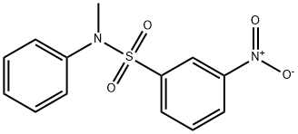 N-甲基-3-硝基-N-苯苯磺酰胺 结构式