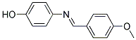 P-HYDROXY-N-(P-METHOXYBENZYLIDENE)ANILINE 结构式