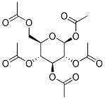 Penta-O-acetyl-β-D-glucopyranose 结构式