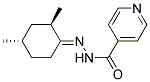 TRANS-2'-(2,4-DIMETHYLCYCLOHEXYLIDENE)ISONICOTINOHYDRAZIDE 结构式