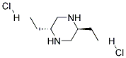 trans-2,5-Diethylpiperazinedihydrochloride 结构式