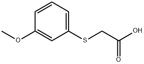 2-((3-甲氧基苯基)硫基)乙酸 结构式