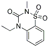 4-ETHYL-2-METHYL-2H-1,2,4-BENZOTHIADIAZIN-3(4H)-ON-1,1-DIOXIDE 结构式