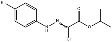 Isopropyl2-[2-(4-bromophenyl)hydrazono]-2-chloroacetate 结构式