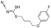 [3-(4-FLUOROPHENOXY)PROPYL]METHYL-CYANOCARBONIMIDODITHIOATE 结构式