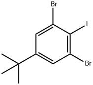 1,3-二溴-5-(叔丁基)-2-碘苯 结构式