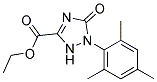 Ethyl2,5-dihydro-5-oxo-1-(2,4,6-trimethylphenyl)-1H-1,2,4-triazole-3-carboxylate 结构式