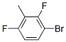 3-Bromo-2-fluoro-6-fluorotoluene 结构式