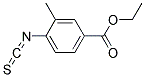 4-Ethoxycarbonyl-2-methylphenylisothiocyanate 结构式