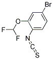 4-Bromo-2-(difluoromethoxy)phenylisothiocyanate 结构式