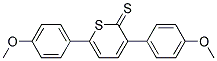 3,6-BIS(4-METHOXYPHENYL)-2H-THIOPYRAN-2-THIONE 结构式