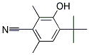 4-叔丁基-3-羟基-2,6-二甲苄腈 结构式