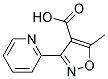 5-methyl-3-pyridin-2-ylisoxazole-4-carboxylic acid 结构式