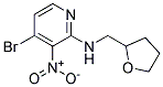 (4-Bromo-3-nitro-pyridin-2-yl)-(tetrahydro-furan-2-ylmethyl)-amine 结构式