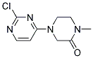 4-(2-chloropyrimidin-4-yl)-1-methylpiperazin-2-one 结构式