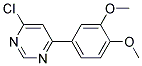 4-Chloro-6-(3,4-dimethoxy-phenyl)-pyrimidine 结构式