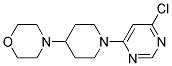 4-[1-(6-Chloro-pyrimidin-4-yl)-piperidin-4-yl]-morpholine 结构式