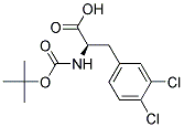 (2R)-2-[(tert-butoxycarbonyl)amino]-3-(3,4-dichlorophenyl)propanoic acid 结构式