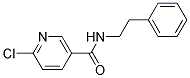 6-Chloro-N-phenethyl-nicotinamide 结构式