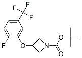 3-(2-Fluoro-5-trifluoromethyl-phenoxy)-azetidine-1-carboxylic acid tert-butyl ester 结构式