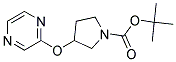 3-(Pyrazin-2-yloxy)-pyrrolidine-1-carboxylic acid tert-butyl ester 结构式