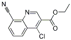 ethyl 4-chloro-8-cyanoquinoline-3-carboxylate 结构式