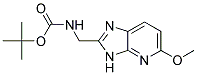 tert-butyl [(5-methoxy-3H-imidazo[4,5-b]pyridin-2-yl)methyl]carbamate 结构式