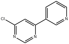 4-chloro-6-pyridin-3-ylpyrimidine 结构式