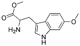 methyl 2-amino-3-(6-methoxy-1H-indol-3-yl)propanoate 结构式