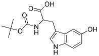 2-[(tert-butoxycarbonyl)amino]-3-(5-hydroxy-1H-indol-3-yl)propanoic acid 结构式