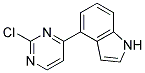 4-(2-Chloro-pyrimidin-4-yl)-1H-indole 结构式