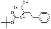 (2R)-2-[(tert-butoxycarbonyl)amino]-4-phenylbutanoic acid 结构式