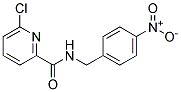 6-Chloro-pyridine-2-carboxylic acid 4-nitro-benzylamide 结构式