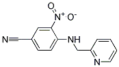 3-Nitro-4-[(pyridin-2-ylmethyl)-amino]-benzonitrile 结构式