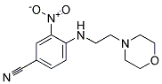 4-(2-Morpholin-4-yl-ethylamino)-3-nitro-benzonitrile 结构式