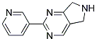 2-pyridin-3-yl-6,7-dihydro-5H-pyrrolo[3,4-d]pyrimidine 结构式