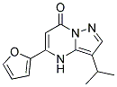 5-furan-2-yl-3-(1-methylethyl)pyrazolo[1,5-a]pyrimidin-7(4H)-one 结构式